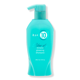 It's a 10, Miracle Blow Dry Glossing, Champú para el cabello, Para hidratar/desenredar y dar brillo, 295.7 ml