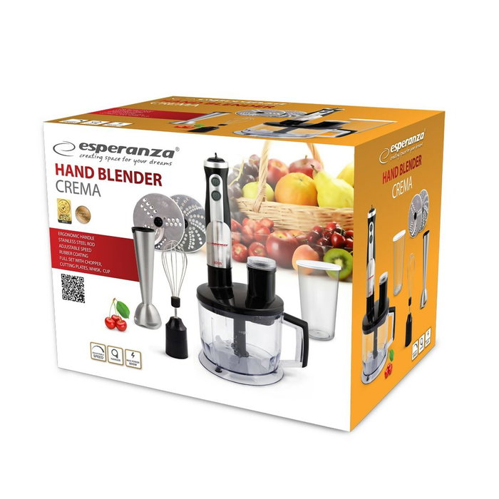 Esperanza EKM004 Batidora de mano 800 W 1.75 l Negro