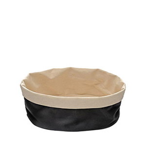 APS Panera Oval de Tela Beige/Negra, 20 cm de Largo x 15 cm de Ancho APS Panera Oval de Tela Beige/Negra, 20 cm de Largo x 15 cm de Ancho