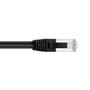 Lindy Cable de red Cat6a 0,2 m, rojo y negro - 60189