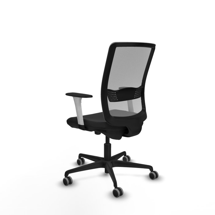 PIQUERAS Y CRESPO Silla de oficina Haches con mecanismo Sincro/Traslack, Negro y Gris PIQUERAS Y CRESPO Silla de oficina Haches con mecanismo Sincro/Traslack, Negro y Gris