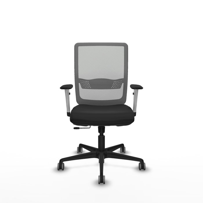 PIQUERAS Y CRESPO Silla de oficina Haches con mecanismo Sincro/Traslack, Negro y Gris PIQUERAS Y CRESPO Silla de oficina Haches con mecanismo Sincro/Traslack, Negro y Gris