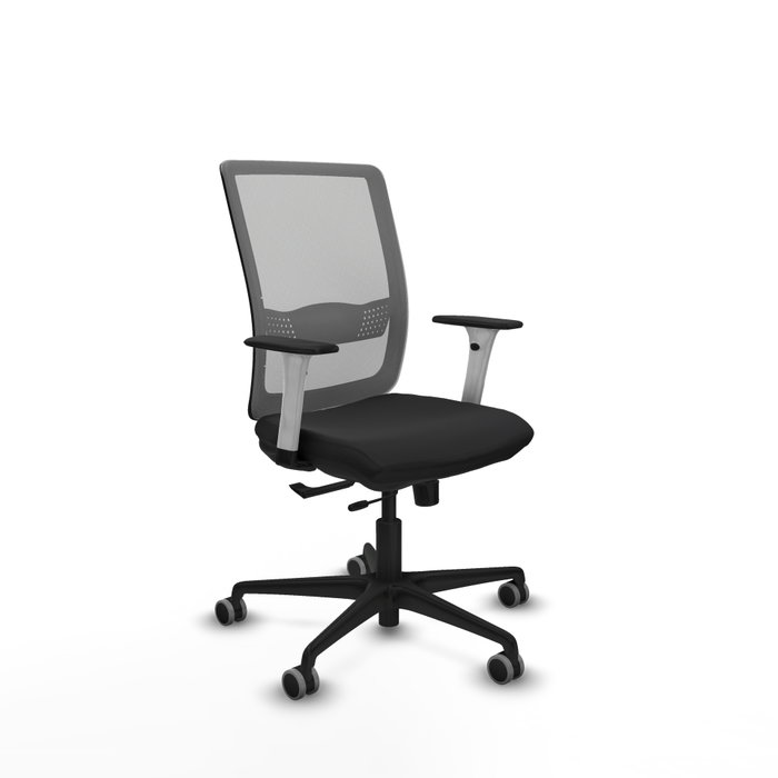 PIQUERAS Y CRESPO Silla de oficina Haches con mecanismo Sincro/Traslack, Negro y Gris PIQUERAS Y CRESPO Silla de oficina Haches con mecanismo Sincro/Traslack, Negro y Gris