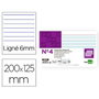 Liderpapel Ficha rayada nº4 125x200 mm 180gr