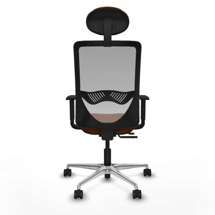 PIQUERAS Y CRESPO Silla de oficina Zulema con mecanismo Sincro/Traslack, Marrón y Gris PIQUERAS Y CRESPO Silla de oficina Zulema con mecanismo Sincro/Traslack, Marrón y Gris