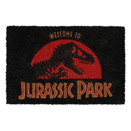 ERIK Felpudo Jurassic Park 43x63cm Fibra de Coco Base PVC Antideslizante Original