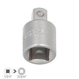 WOLFPACK LINEA PROFESIONAL Adaptador Reductor 1/2 pulgada Hembra a 3/8 pulgada Macho