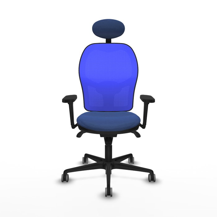 PIQUERAS Y CRESPO Silla de oficina Jorquera con mecanismo Sincro, Azul PIQUERAS Y CRESPO Silla de oficina Jorquera con mecanismo Sincro, Azul