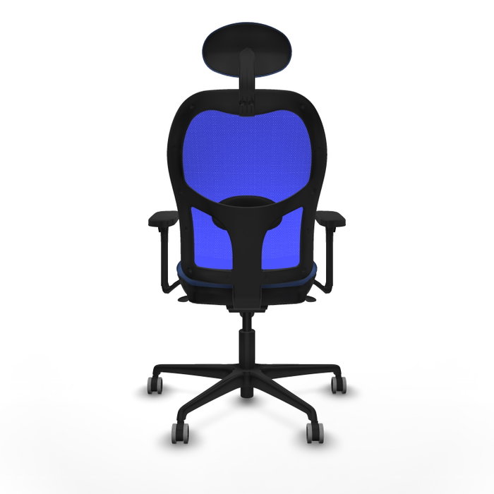 PIQUERAS Y CRESPO Silla de oficina Jorquera con mecanismo Sincro, Azul PIQUERAS Y CRESPO Silla de oficina Jorquera con mecanismo Sincro, Azul