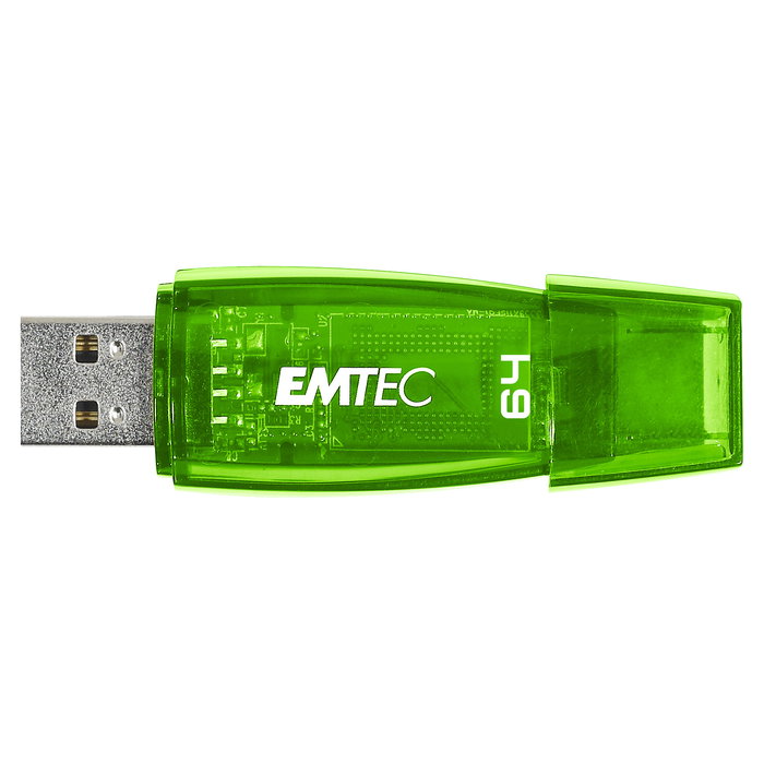 EMTEC C410 Memoria USB 2.0 de 64GB, Verde EMTEC C410 Memoria USB 2.0 de 64GB, Verde