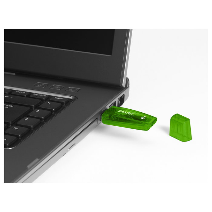 EMTEC C410 Memoria USB 2.0 de 64GB, Verde EMTEC C410 Memoria USB 2.0 de 64GB, Verde