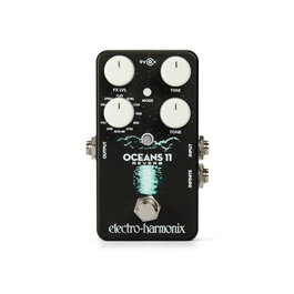 EHX Oceans 11 Pedal de efectos Reverb con Fuente de Alimentación 9,6DC-200 PSU