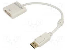 DeLOCK 62602 Adaptador de Vídeo DisplayPort a DVI-I Blanco