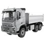 AMEWI Volvo FMX E015 - Camión Basculante a Control Remoto 1:14 Escala, RTR, Plata, 595 mm, Motor Eléctrico, 7.6 kg, para Mayores de 14 Años