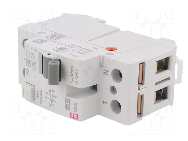 ETI POLAM EFI-P2 AC Interruptor Diferencial 32A 30mA 2 Polos