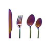 DKD Home Decor Set de Cubertería Modern Mision de 24 Piezas en Acero Inoxidable Iridiscente