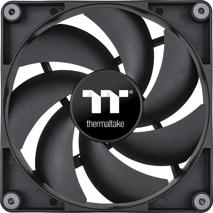 Thermaltake CT140 PC Cooling Fan 140mm - Pack de 2, Negro Thermaltake CT140 PC Cooling Fan 140mm - Pack de 2, Negro