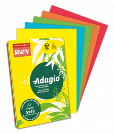 Adagio Papel A4 Naranja Intenso 80g 500 Hojas