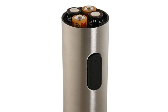 DKD Home Decor Sacacorchos Eléctrico Inox ABS Plateado de 22,5 cm