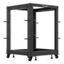 LANBERG Armario Rack Abierto 19 Pulgadas 15U Negro