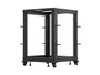 LANBERG Armario Rack Abierto 19 Pulgadas 15U Negro