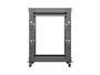 LANBERG Armario Rack Abierto 19 Pulgadas 15U Negro