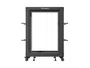 LANBERG Armario Rack Abierto 19 Pulgadas 15U Negro