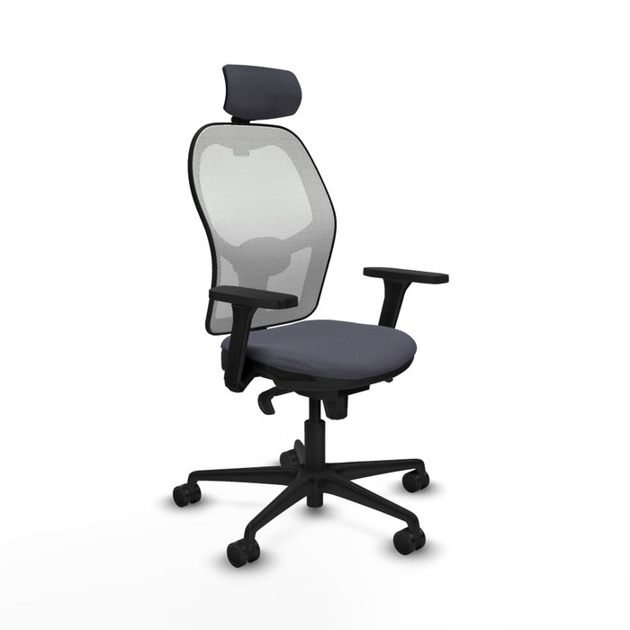 PIQUERAS Y CRESPO Silla de oficina Jorquera Gris y Blanca PIQUERAS Y CRESPO Silla de oficina Jorquera Gris y Blanca