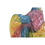 DKD Home Decor Decoración de Pared Elefante Multicolor en Resina