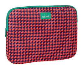 Funda para Portátil Nait Nait Pata de gallo coral Coral 34 x 25 x 2 cm