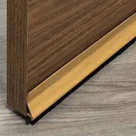 Burcasa Burlete de PVC con Flecos Adhesivo 93,5 cm Roble