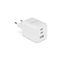 Dicota D32054 Cargador de Pared GaN de 3 Puertos 65 W Blanco