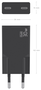 Aisens Cargador GaN 30W Ultra Delgado 2xUSB-C Negro A110-1006