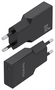 Aisens Cargador GaN 30W Ultra Delgado 2xUSB-C Negro A110-1006