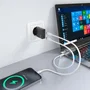 Aisens Cargador GaN 30W Ultra Delgado 2xUSB-C Negro A110-1006