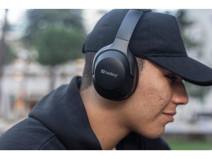 Sandberg 126-53 Travel Headset ANC+ENC Negro