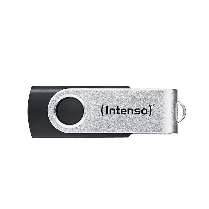 Intenso Office Line 64 GB USB 3.2 Gen 1 Plata y Negro