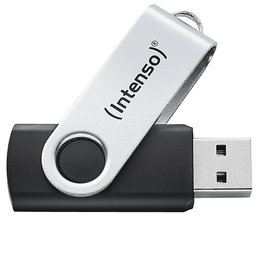 Intenso Office Line 64 GB USB 3.2 Gen 1 Plata y Negro