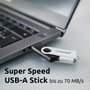 Intenso Office Line 64 GB USB Stick 3.2 Plata/Negro
