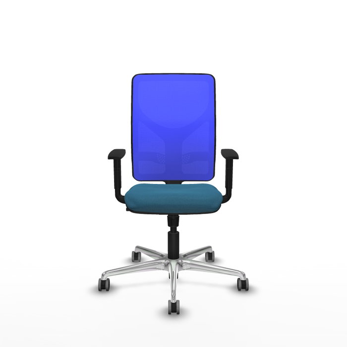 PIQUERAS Y CRESPO Silla de oficina Motilla con mecanismo Sincro, Verde petróleo y Azul PIQUERAS Y CRESPO Silla de oficina Motilla con mecanismo Sincro, Verde petróleo y Azul