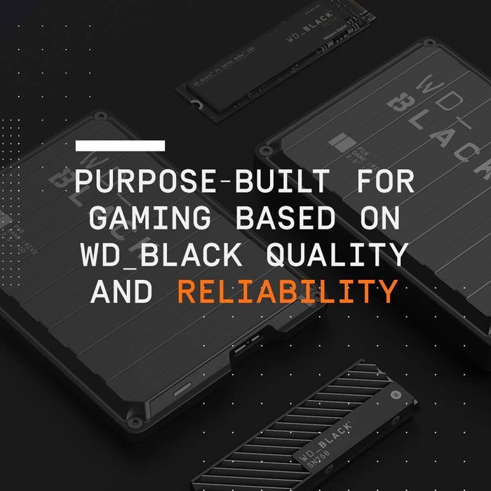 Western Digital WD_BLACK P10 Game Drive 2 TB Negro Western Digital WD_BLACK P10 Game Drive 2 TB Negro