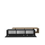 Hanah Home Soporte TV Negro, Nogal - Moderno Elegante Salón, Tablero Melamina, 180cm Ancho x 46.4cm Alto x 38.9cm Profundo