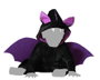 Disfraz de Murciélago Negro y Violeta con Alas para Bebé Niño Niña 24 Meses Halloween