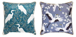 DKD Home Decor Cojín Terciopelo Garza Surtido 2 Unidades