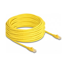 DeLOCK Cable Ethernet Cat.6A U/UTP Fast Tracing 15 m Amarillo