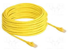DeLOCK Cable Ethernet Cat.6A U/UTP Fast Tracing 15 m Amarillo