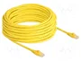 DeLOCK Cable Ethernet Cat.6A U/UTP Fast Tracing 15 m Amarillo