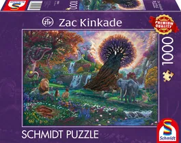 Schmidt Spiele Puzzle El Jardín del Edén 1000 Piezas AABRK22005, A Partir de 12 Años