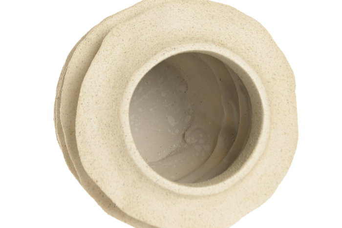 DKD Home Decor Jarrón de Resina Rugoso Crudo Waterproof