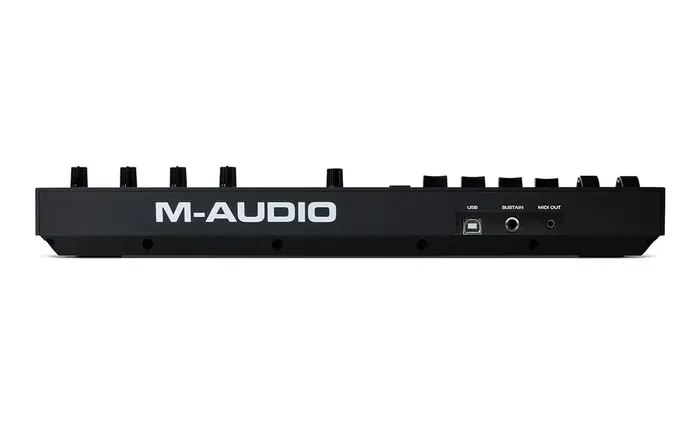 MAUDIO Oxygen Pro Mini Controlador MIDI con 32 Teclas Semicontrapesadas y 8 Pads RGB